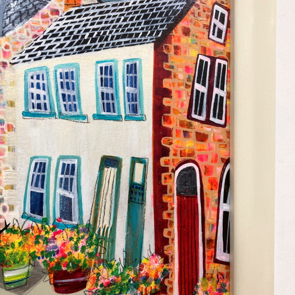 'Summer in Bloom Greengate, Kirkcudbright' by artist Nikki  Monaghan